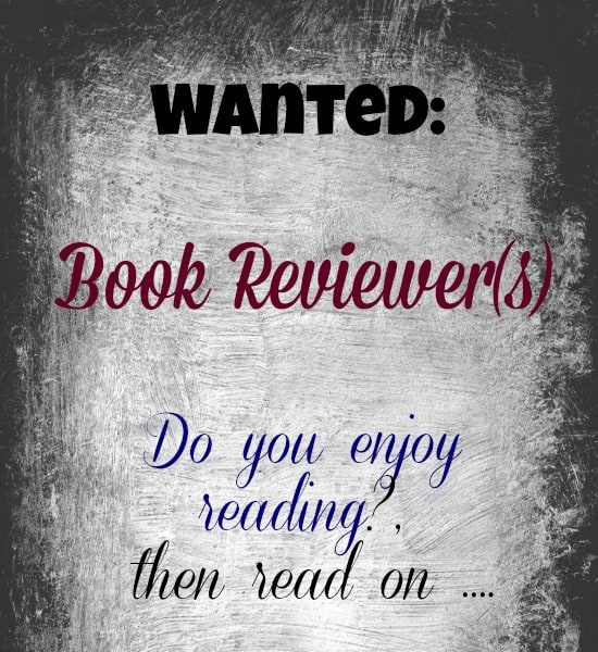 book reviewers wanted