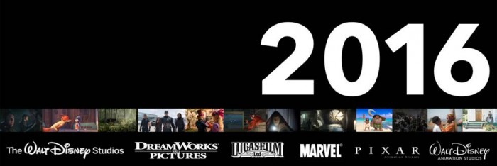 2016 Walt Disney Slate