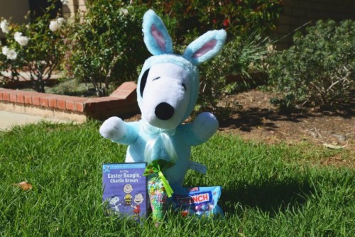 snoopy easter beagle stuffed animal