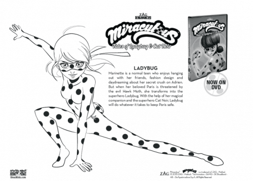 Miraculous Tales Of Ladybug Amp Cat Noir Printable Coloring Sheets