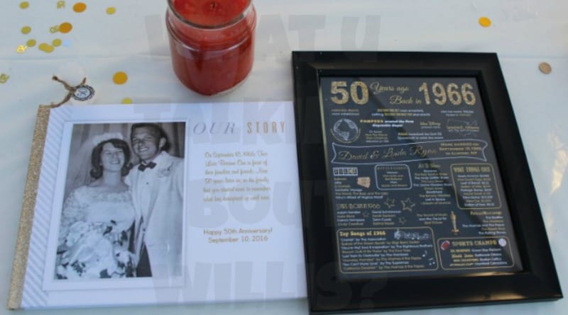 50th Wedding Anniversary with Shutterfly