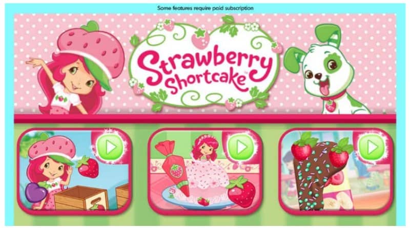 strawberry shortcake games online
