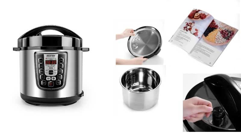 Cooking Easier with the BESTEK 6.3 Electric Quart Pressure Cooker
