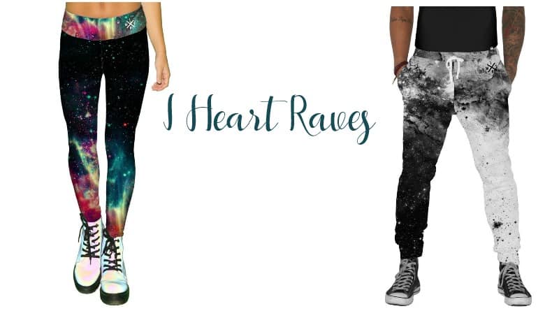 I Heart Raves Sports Wear for Men and Women and Much More