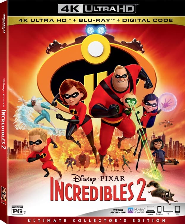 Announcement: Disney Pixar\'s Incredibles 2 Arrives Digitally Oct. 23 and on Blu-ray Nov. 6