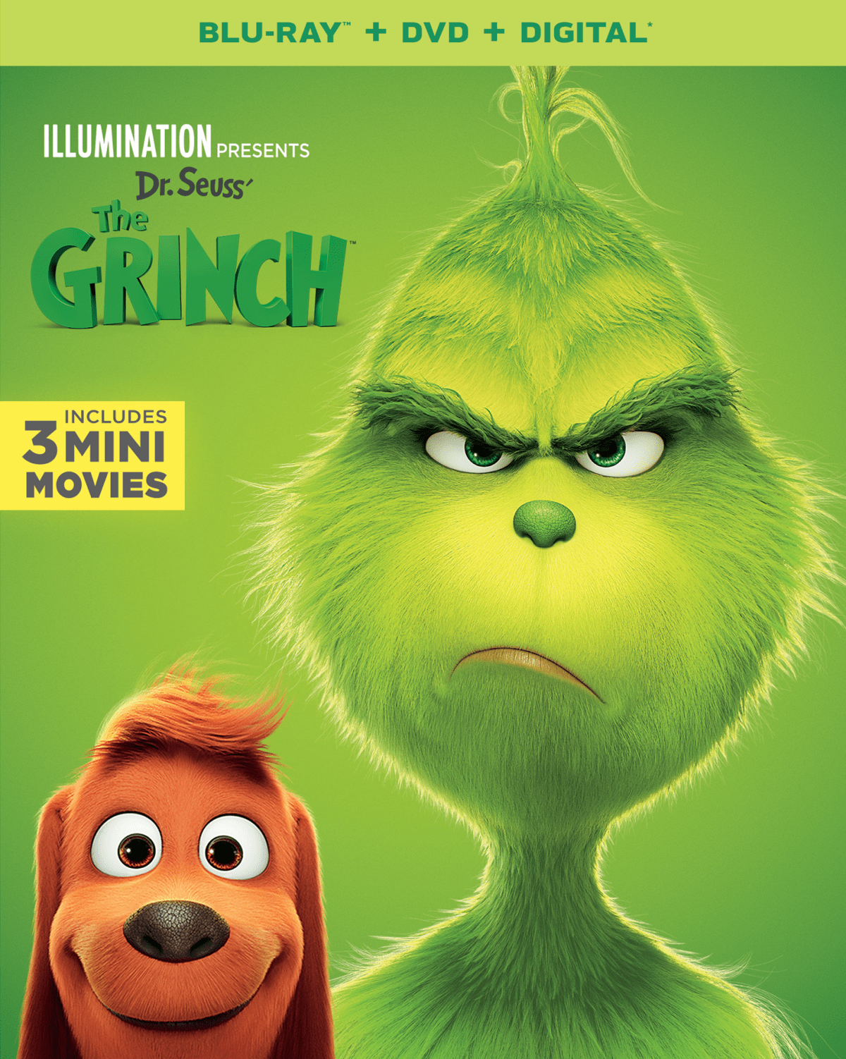 Illumination\'s Dr. Seuss\' The Grinch From UPHE on Digital 1/22/19 and Blu-ray 2/5/19