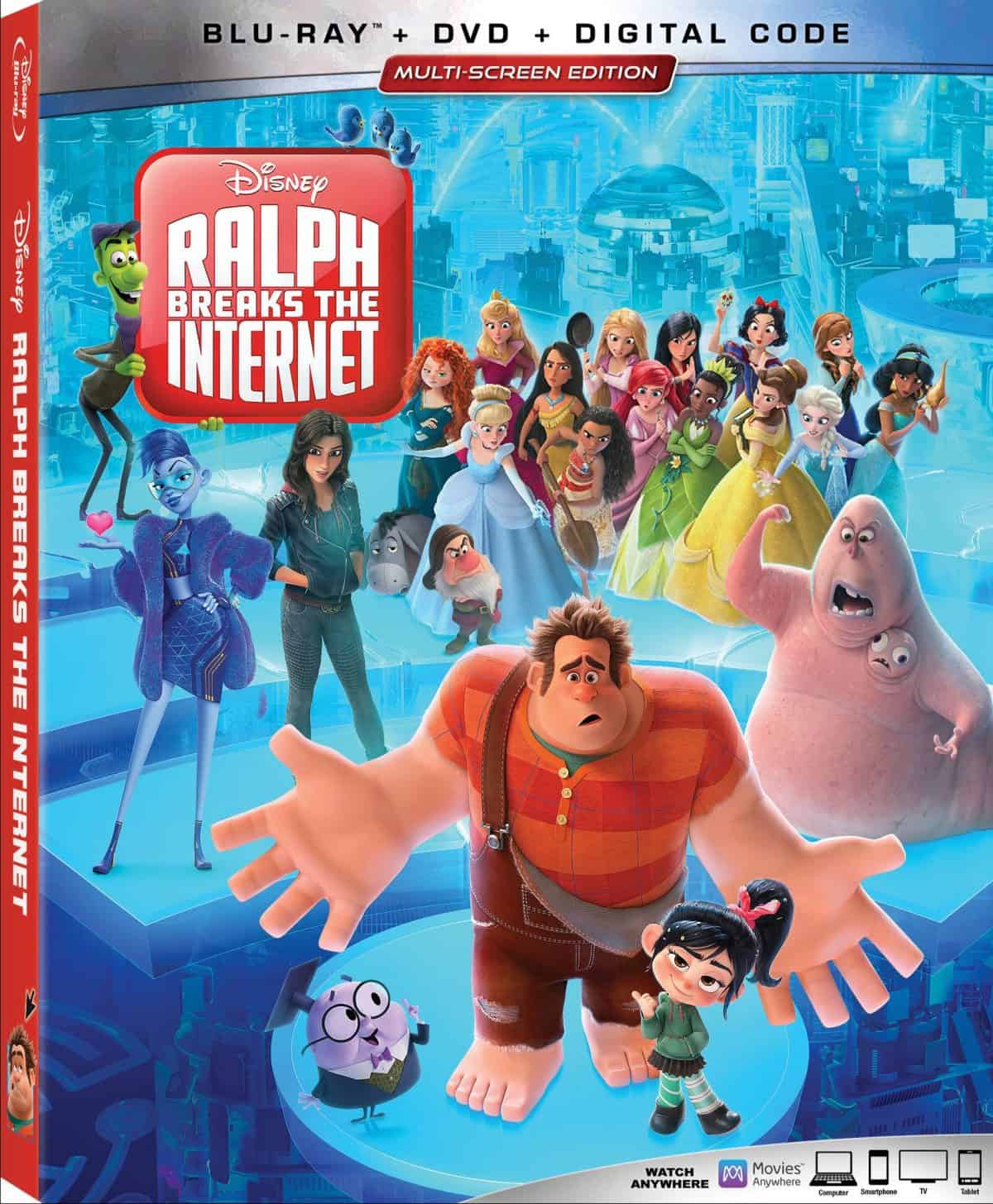 Ralph Breaks The Internet Coming to Digital|Movies Anywhere 2.12 Blu-ray 2.26