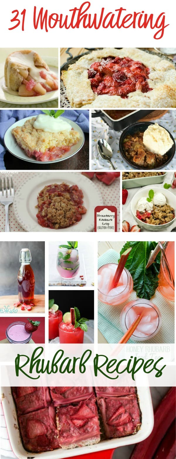 31 Mouthwatering Rhubarb Recipes