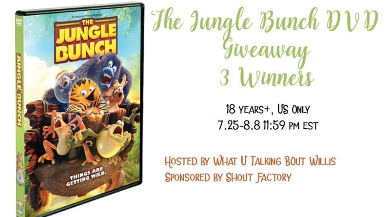 The Jungle Bunch Giveaway Win 1 of 3 DVDs