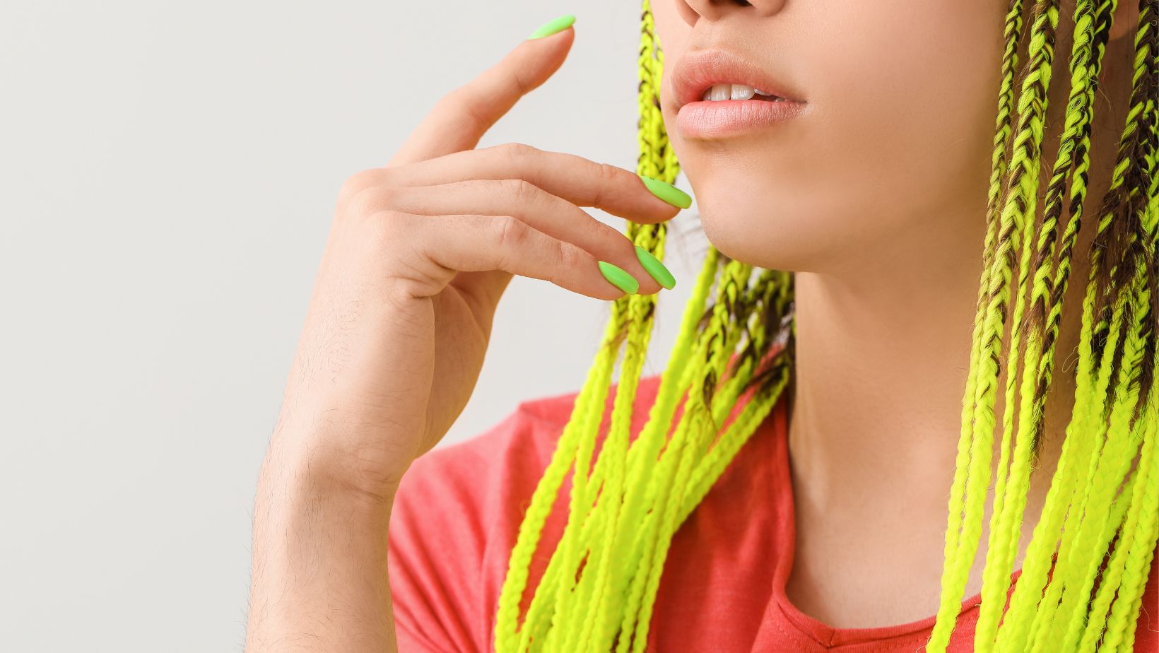 individual braids on natural hair