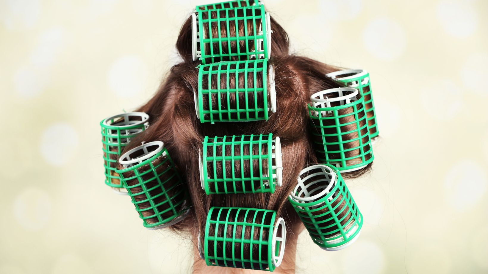 sponge rollers on natural hair
