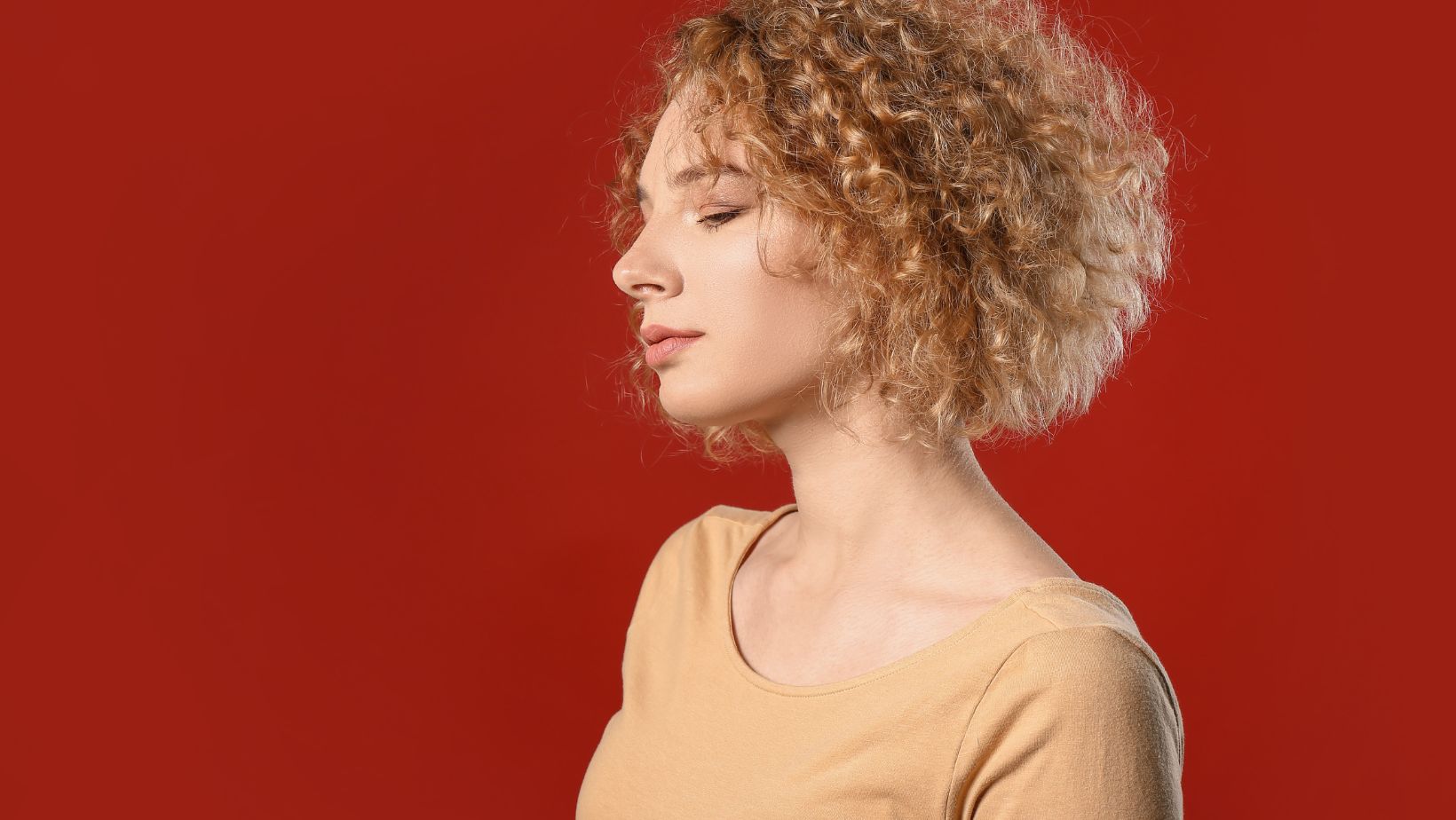 curly perm on natural hair