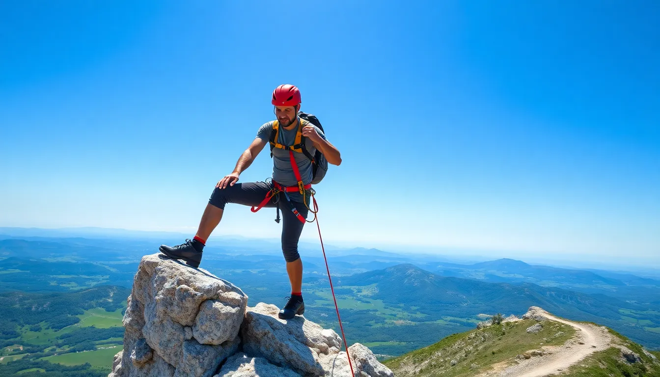 nlagica ketrica climb mountain in germany