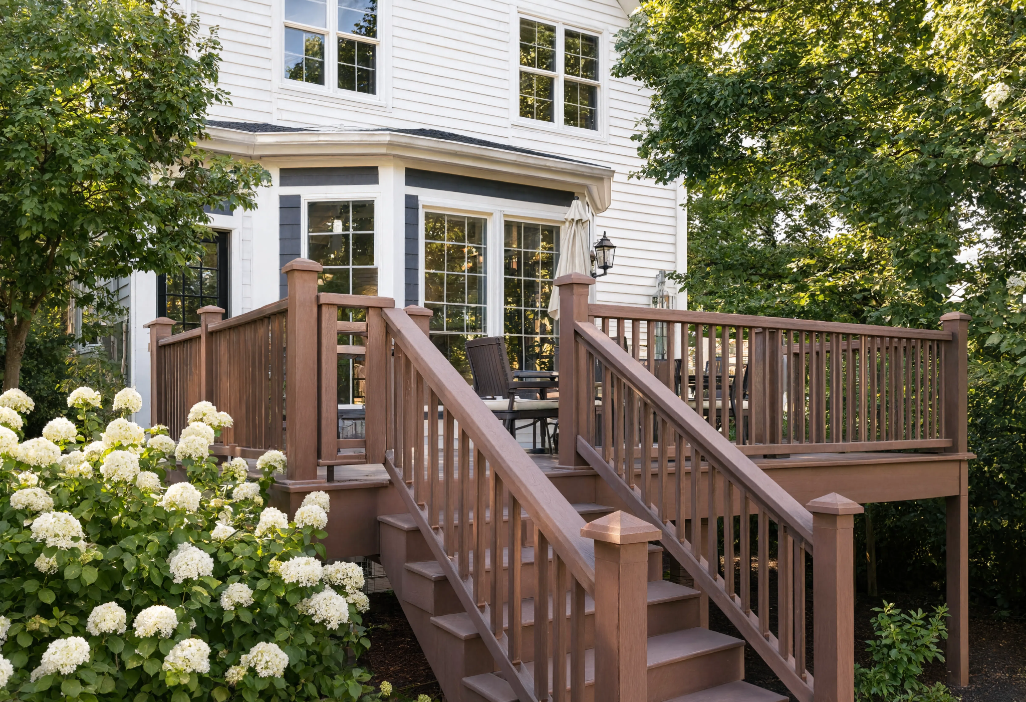 modern deck railings