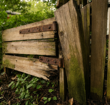 backyard needs a better fence