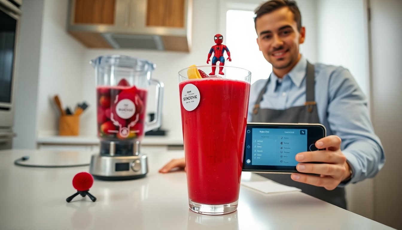 willistalkboutx spiderman smoothies
